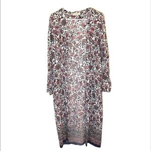 2/$30 Altar’d State - Floral Long Sleeve Kimono XS | Boho Lightweight Layer